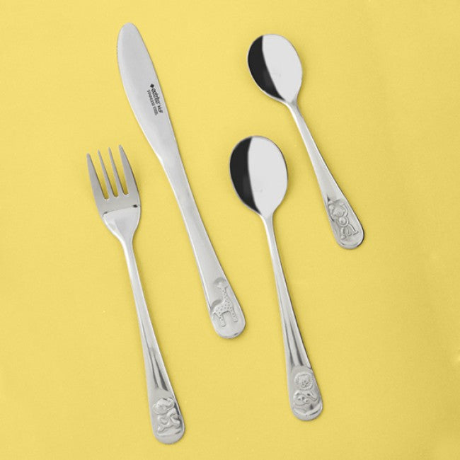 Eetrite Safari Children's Cutlery Set, 4pc