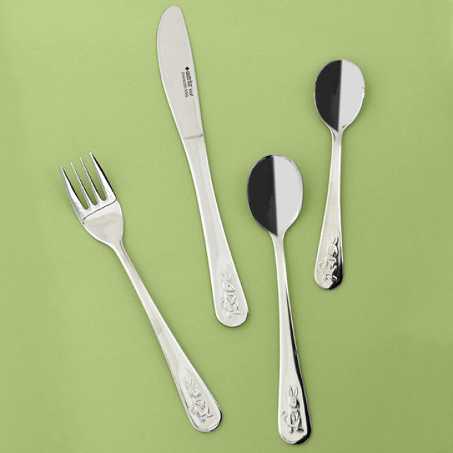 Eetrite Bunny Children's Cutlery Set, 4pc