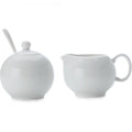 White Basics European Sugar & Creamer Set