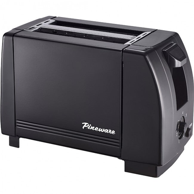 Pineware 2 Slice Toaster, Black