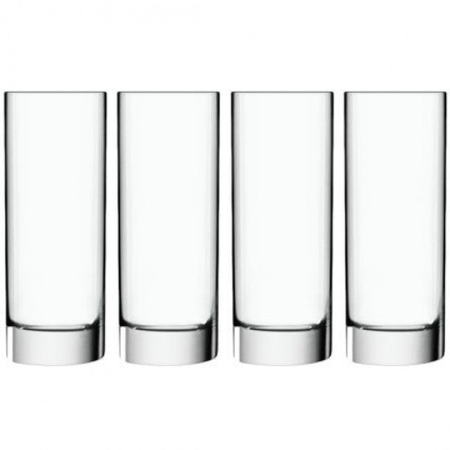 Luigi Bormioli Strauss 390ml Hiball Glasses, Set Of 4