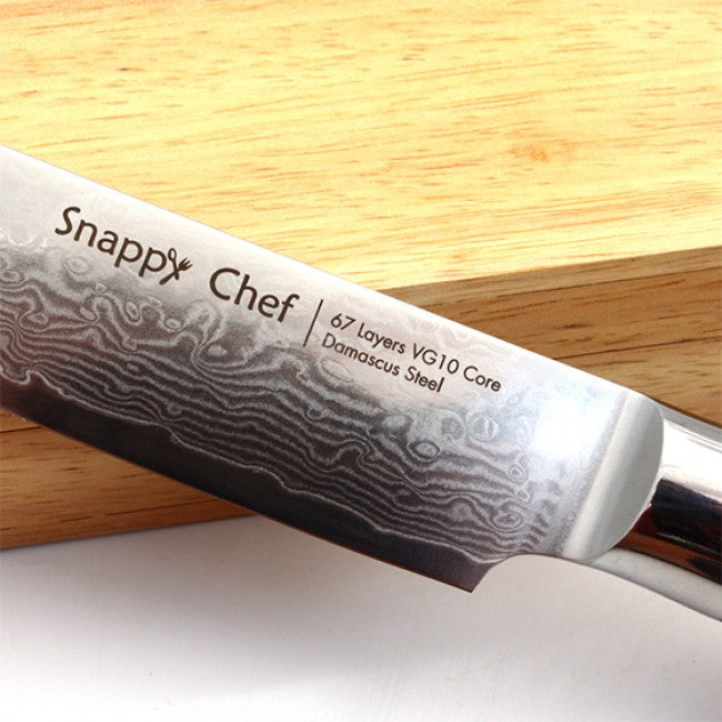 Snappy Chef Damascus Carving Knife, 20cm