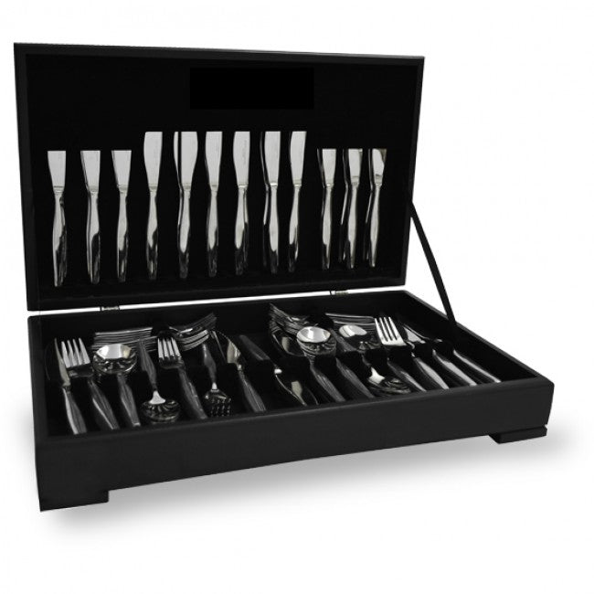 Eetrite Slimline Canteen Cutlery Set With Steak Knives & Cake Forks, 112pc