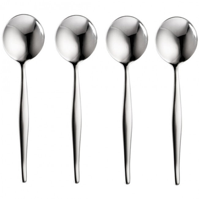 Eetrite Slimline Soup Spoon Set, Set Of 4