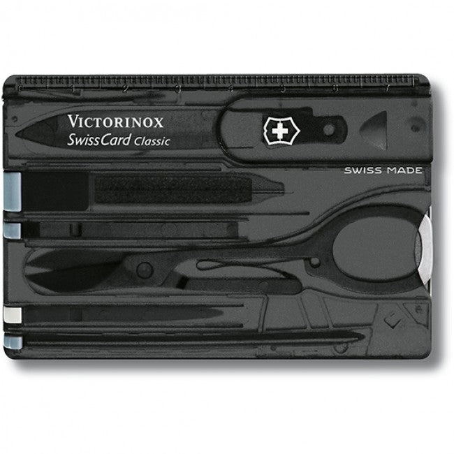 Victorinox Swisscard Classic, Transparent Charcoal