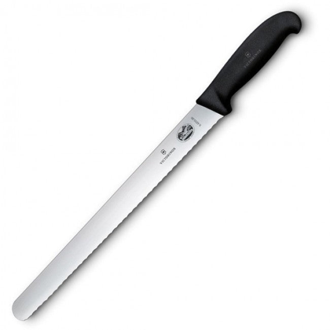 Victorinox Fibrox Serrated Slicing Knife, 30cm