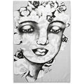 Carrol Boyes Tea Towel, Succulent Faces