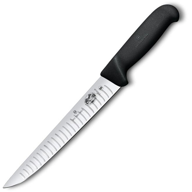 Victorinox Fibrox Pointed Fluted Slicing Knife