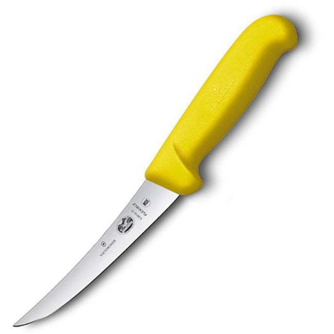 Victorinox Fibrox Flexible Curved Boning Knife, Yellow