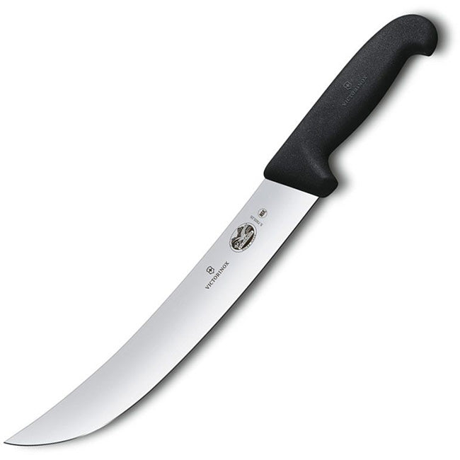 Victorinox Fibrox Scimitar Curved Butcher's Knife, 25cm