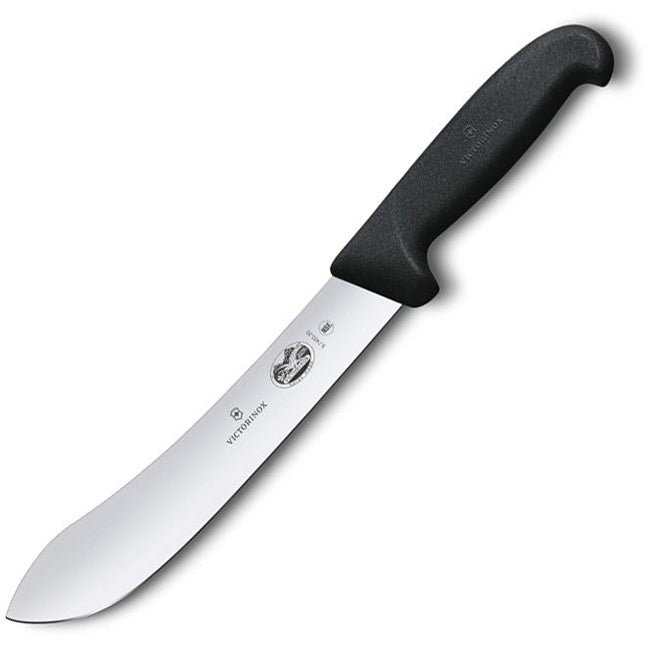 Victorinox Fibrox Curved Butcher's Knife, Black