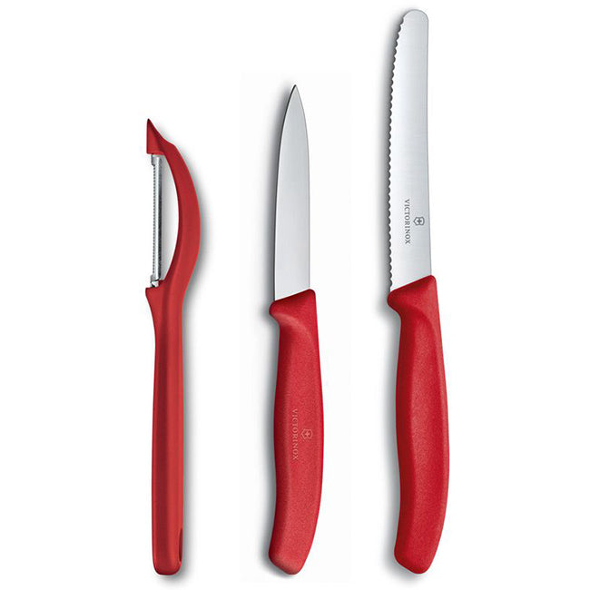 Victorinox Swiss Classic Paring Knife Set With Peeler, 3pc