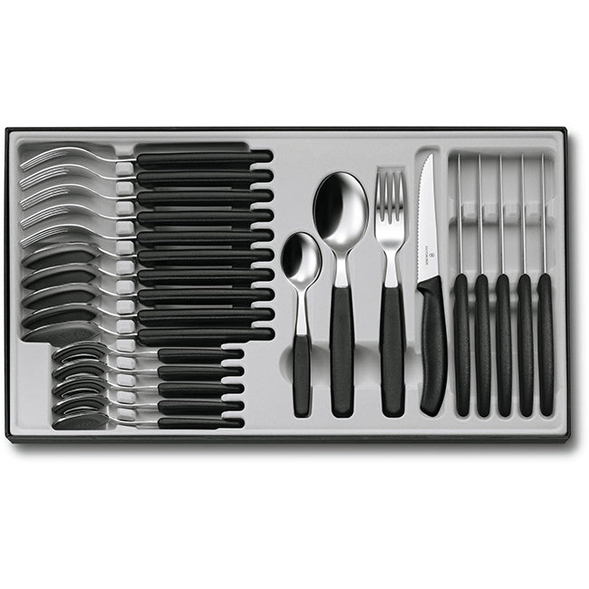 Victorinox Swiss Classic Cutlery Set With Steak Knives, 24pc