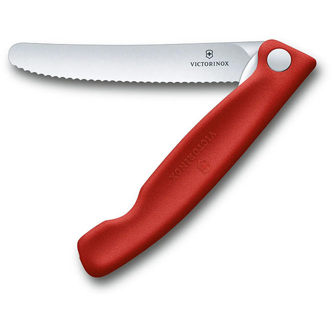 Victorinox Swiss Classic Foldable Serrated Paring Knife, 11cm