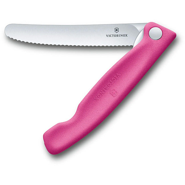 Victorinox Swiss Classic Foldable Serrated Paring Knife, 11cm