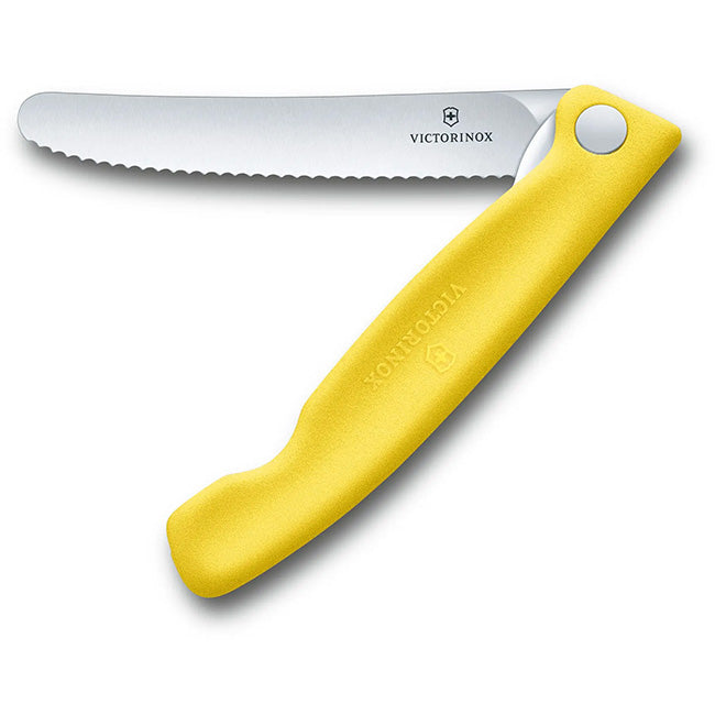 Victorinox Swiss Classic Foldable Serrated Paring Knife, 11cm