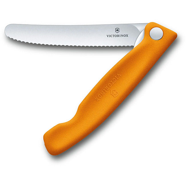 Victorinox Swiss Classic Foldable Serrated Paring Knife, 11cm