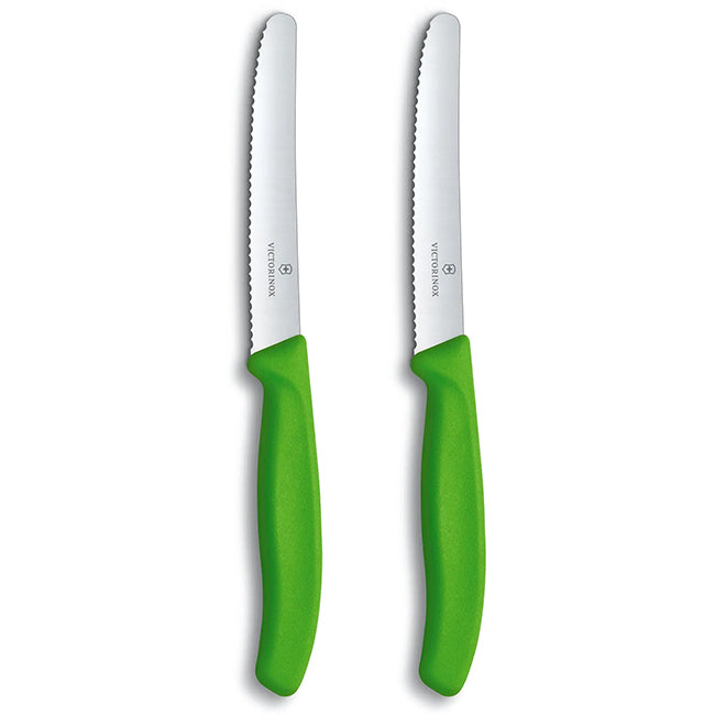 Victorinox Swiss Classic Rounded Serrated Paring Knife Set, 11cm