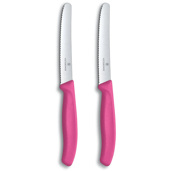 Victorinox Swiss Classic Rounded Serrated Paring Knife Set, 11cm