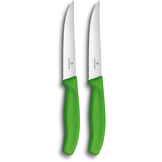 Victorinox Set Of 2 Swiss Classic Gourmet Steak Knives, 12cm