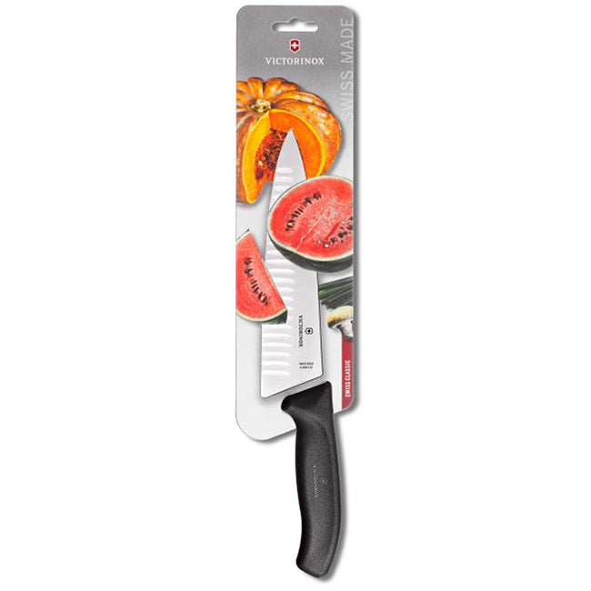 Victorinox Swiss Classic Extra Wide Fluted Chef's Knife, 20cm