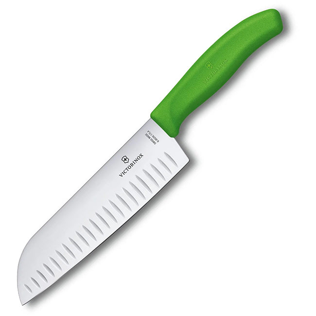Victorinox Swiss Classic Fluted Santoku Knife, 17cm