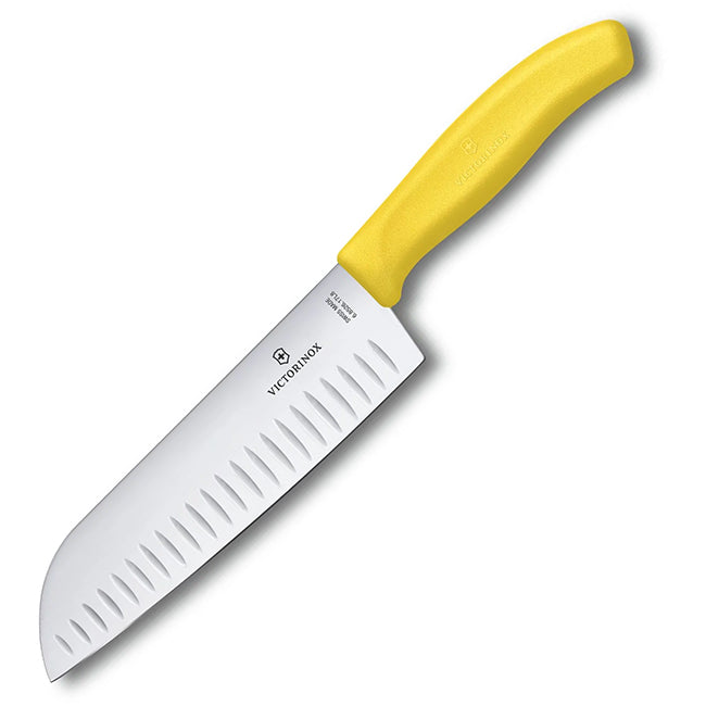 Victorinox Swiss Classic Fluted Santoku Knife, 17cm