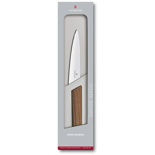 Victorinox Swiss Modern Chef's Knife With Walnut Wood Handle, 15cm