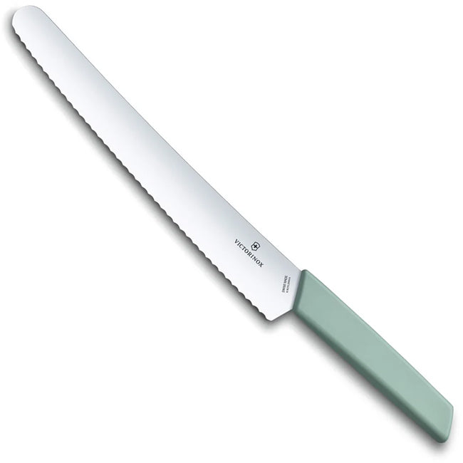 Victorinox Swiss Modern Serrated Bread & Pastry Knife, 26cm - Black