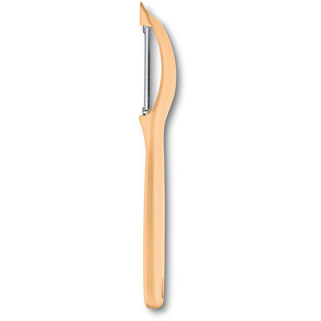 Victorinox Swiss Classic Trend Colours Universal Serrated Peeler - Tangerine Orange