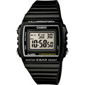 Casio Standard Men's 50m Digital Wrist Watch, W-215H