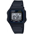 Casio Standard Men's 50m Digital Wrist Watch, W-217H