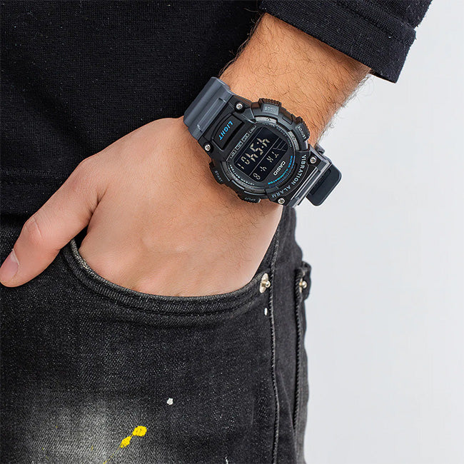 Casio Standard Men's 100m VibraAlarm Digital Wrist Watch, W-736H-8BVDF
