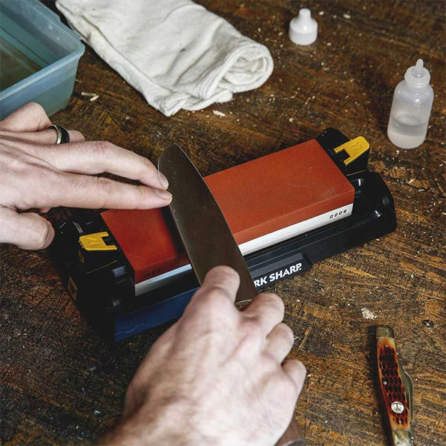 Work Sharp BenchTop Whetstone Knife Sharpener