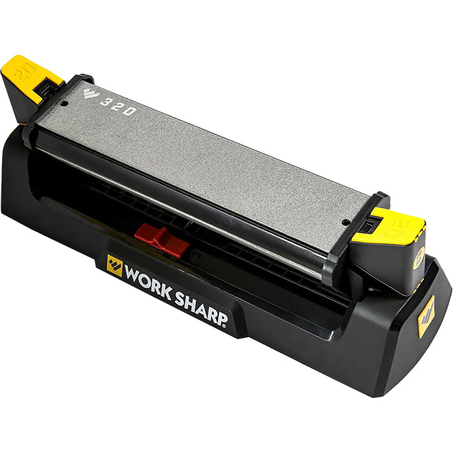 Work Sharp BenchStone Knife Sharpener with TriBrasive & Pivot Response