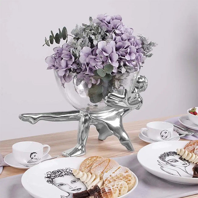 Carrol Boyes Glass Bowl & Stand, All Dressed Up