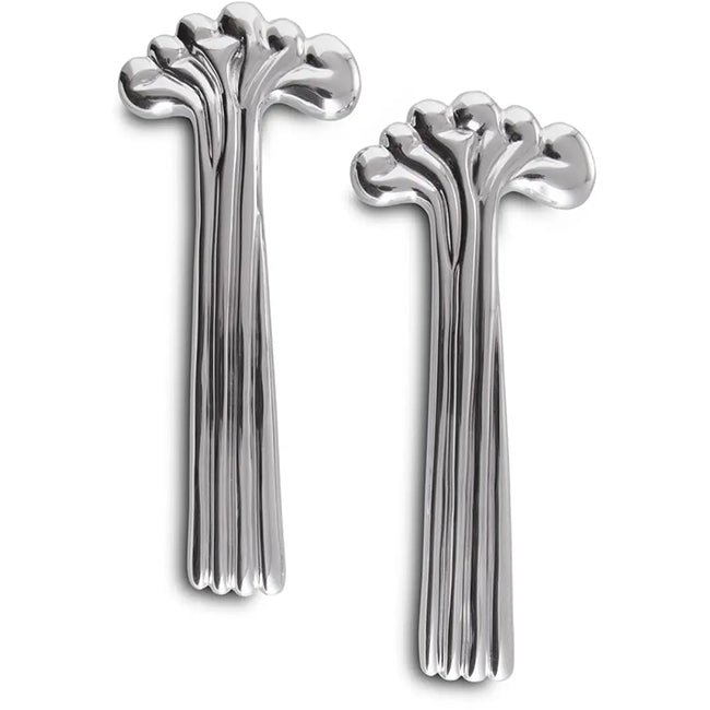 Carrol Boyes Set Of 2 Aluminium Door Handles, Medium