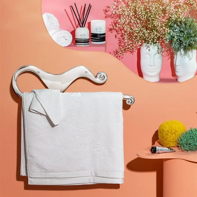 Carrol Boyes Bathroom Towel Rail, Wave