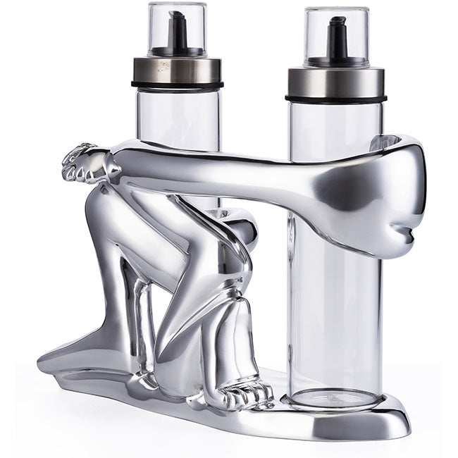Carrol Boyes Oil And Vinegar Set, Hold Fast!