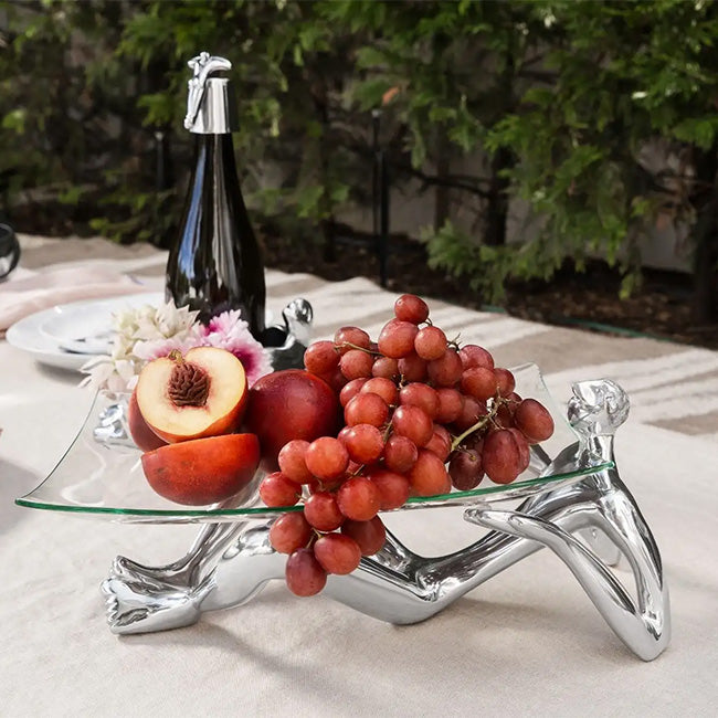 Carrol Boyes Glass Platter On Stand, On Show