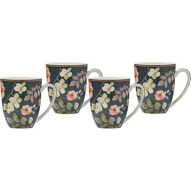 Maxwell & Williams Arcadia Coupe Mug Set, Set Of 4