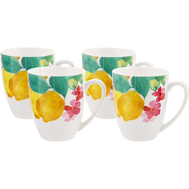 Maxwell & Williams Capri Coupe Mugs, Set Of 4