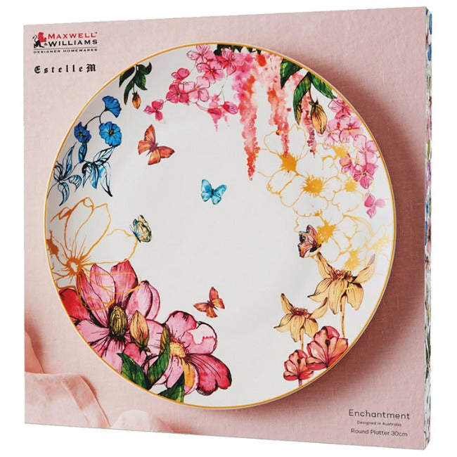 Maxwell & Williams Enchantment Round Platter, 30cm
