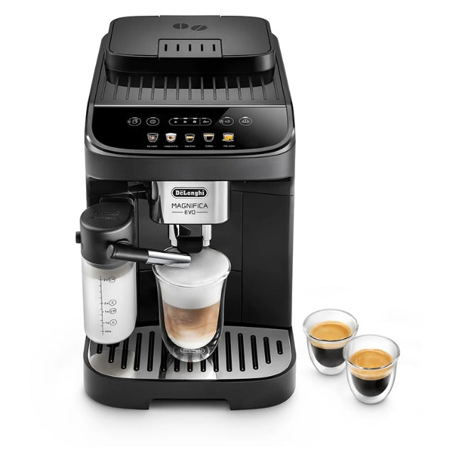 DeLonghi Magnifica Evo Bean-to-Cup Coffee Machine With Integrated Milk System, ECAM290.61.B