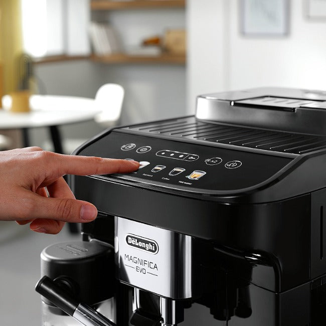 DeLonghi Magnifica Evo Bean-to-Cup Coffee Machine With Integrated Milk System, ECAM290.61.B